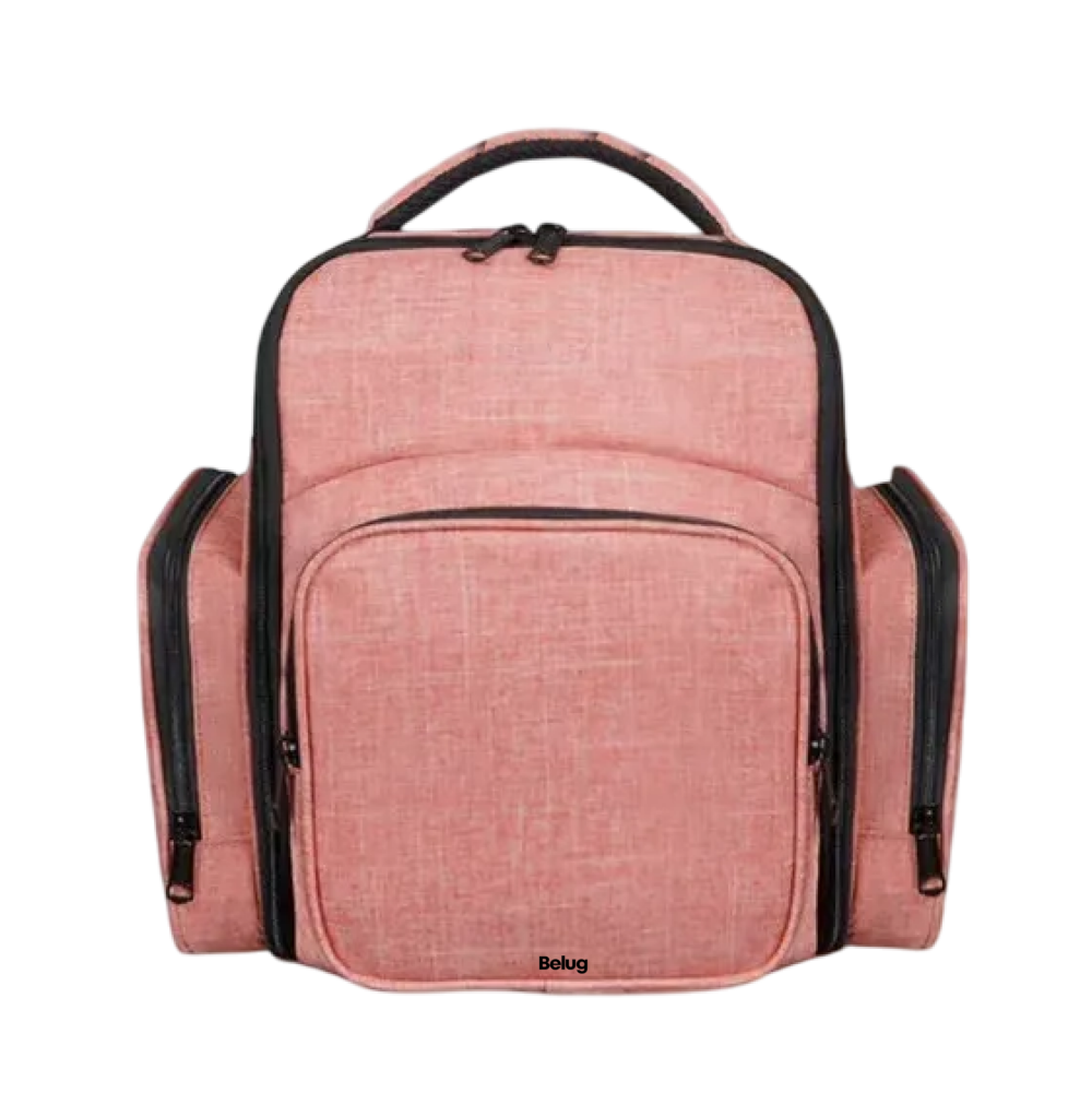 Maletín de Maquillaje  Belug con 3 Bolsas Rosa