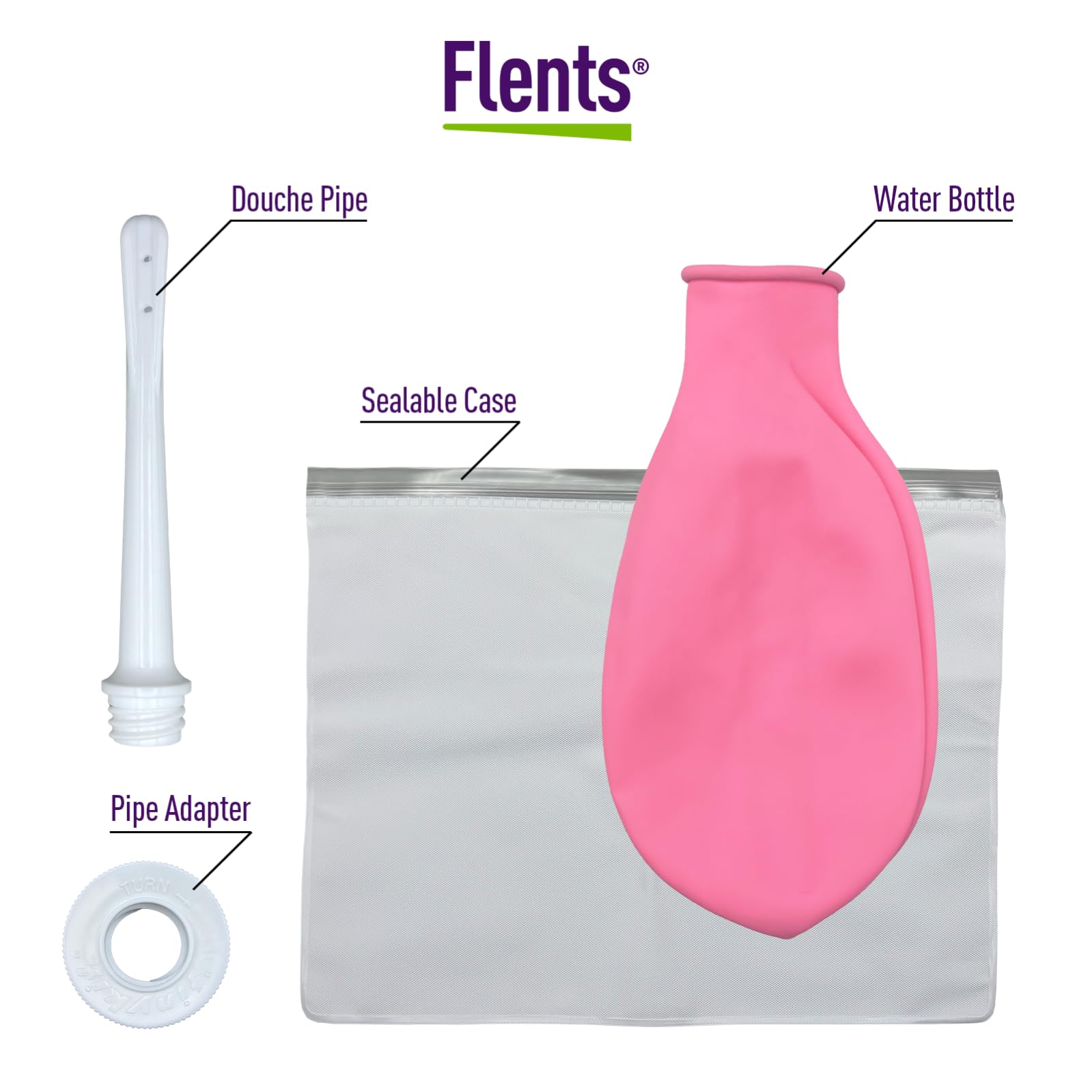 Foto 6 pulgar | Botella Portátil Compacta Reutilizable Douche Kit Flents De 500 Ml - Venta Internacional.