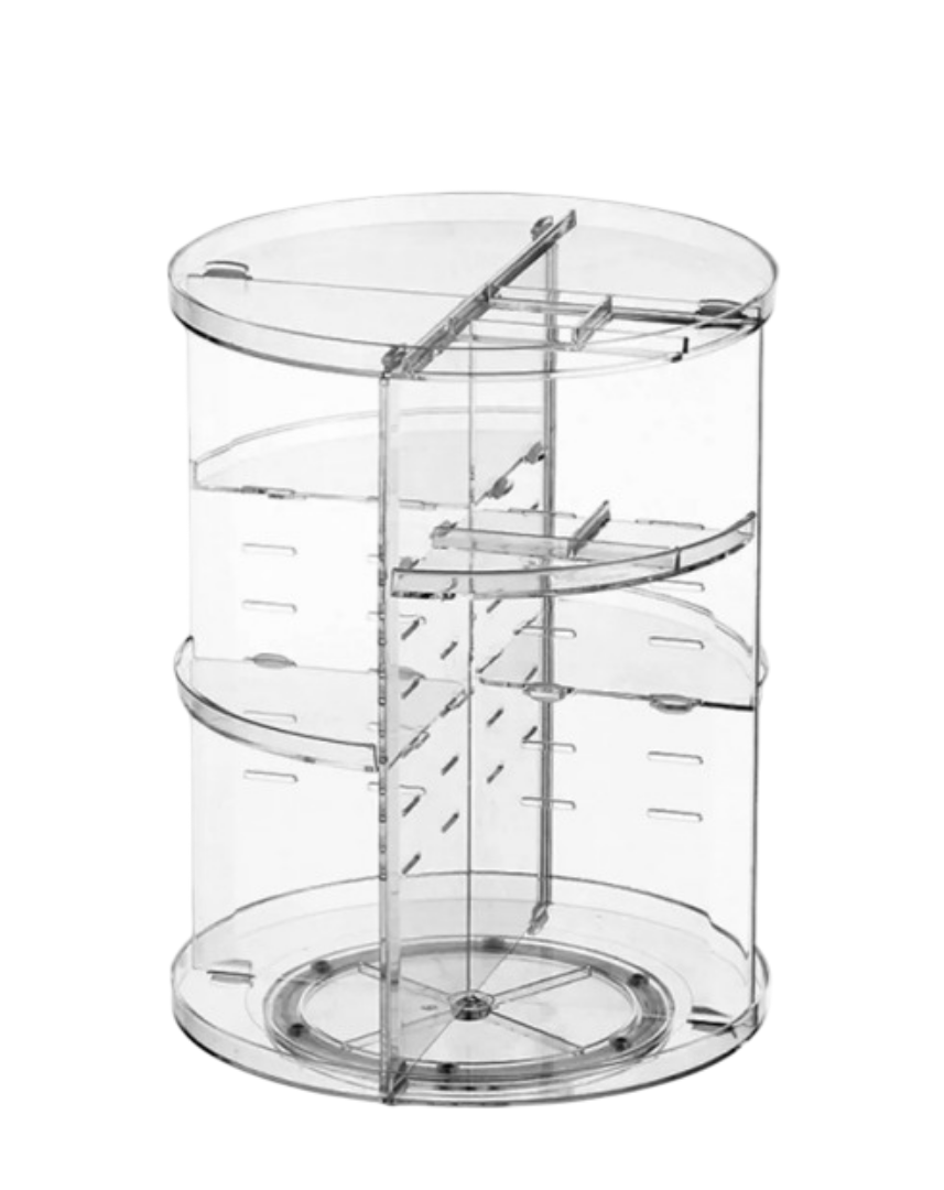 Foto 2 pulgar | Xtellar Organizador De Maquillaje Acrílico De Lujo Con Gran Capacidad  Porta Brochas Y Cosméticos Giratorio