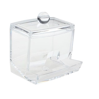 Foto 3 | Caja Organizadora De Bastoncillos De Algodón Acrílico Transparente 9 X 6 5 X 6 5 Cm - Venta Internacional.