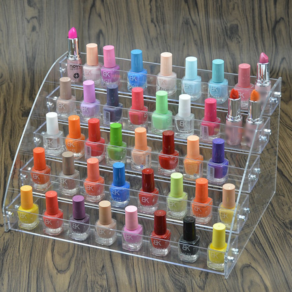 Foto 4 pulgar | Expositor De Esmalte De Uñas Acrílico De Plástico Transparente - Venta Internacional.