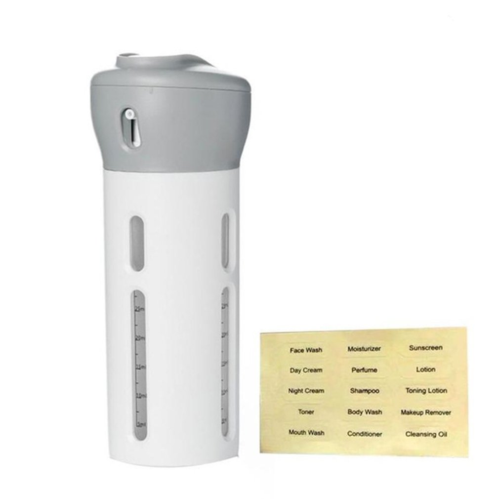 Foto 2 pulgar | Set Travel Bottles Dispensador De Loción 4 En 1 Genérica  Color Gris - Venta Internacional.