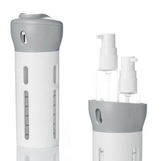 Foto 5 | Set Travel Bottles Dispensador De Loción 4 En 1 Genérica Color Gris - Venta Internacional.