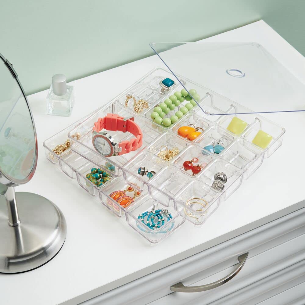 Foto 3 pulgar | Organizador De Maquillaje Mdesign Con 2 Cajones Y Espacio Para Estantes - Venta Internacional.