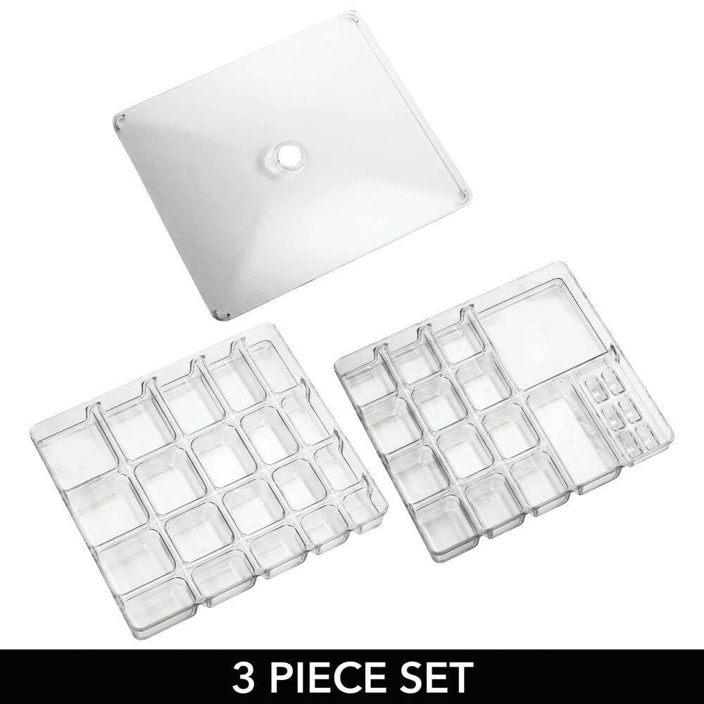 Foto 5 | Organizador De Maquillaje Mdesign Con 2 Cajones Y Espacio Para Estantes - Venta Internacional.