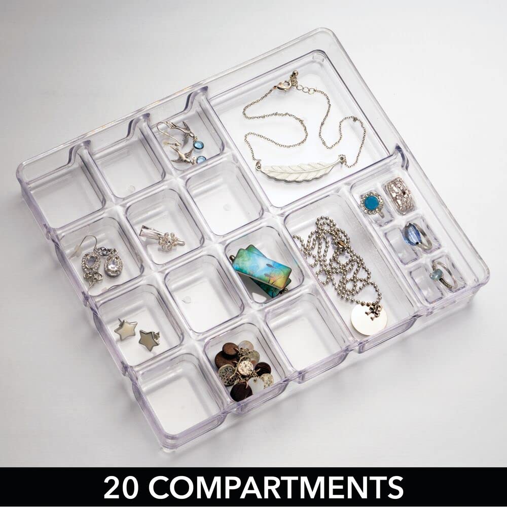 Foto 7 | Organizador De Maquillaje Mdesign Con 2 Cajones Y Espacio Para Estantes - Venta Internacional.
