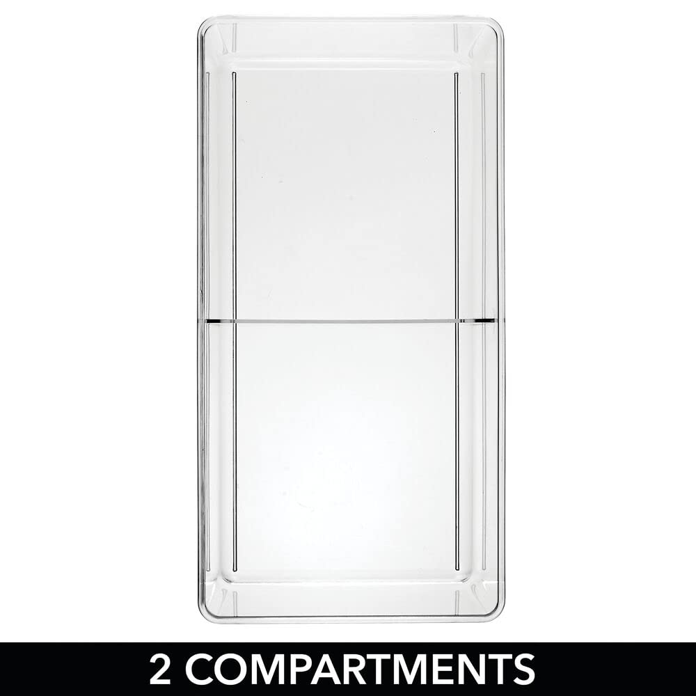 Foto 5 pulgar | Caja De Almacenamiento Mdesign Con 2 Compartimentos De Plástico Sin Bpa - Venta Internacional.
