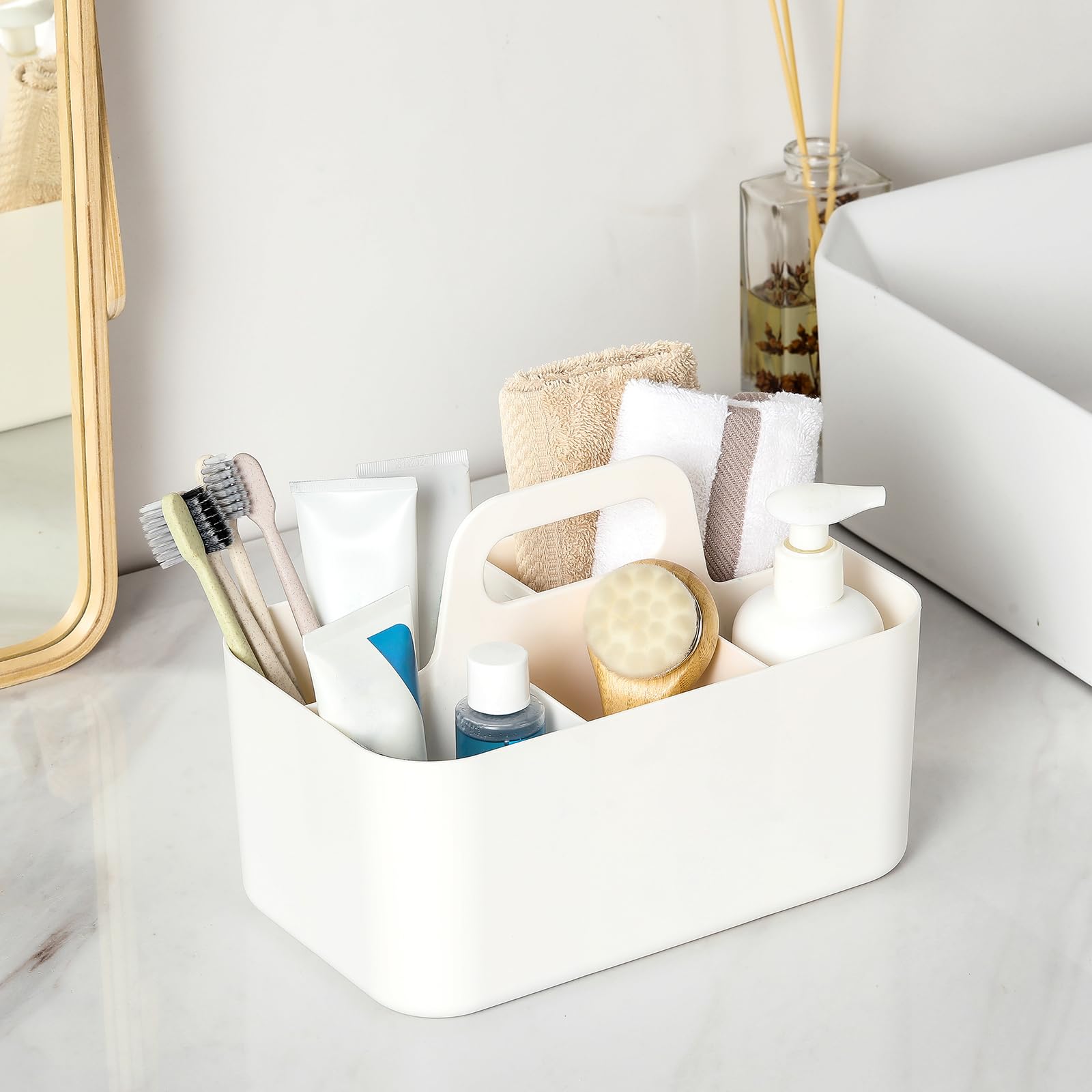 Foto 4 pulgar | Cubo De Plástico Apilable Multiusos Caddy Organizer Aozita - Venta Internacional.