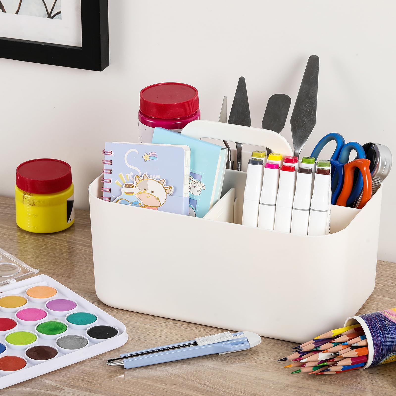Foto 5 pulgar | Cubo De Plástico Apilable Multiusos Caddy Organizer Aozita - Venta Internacional.