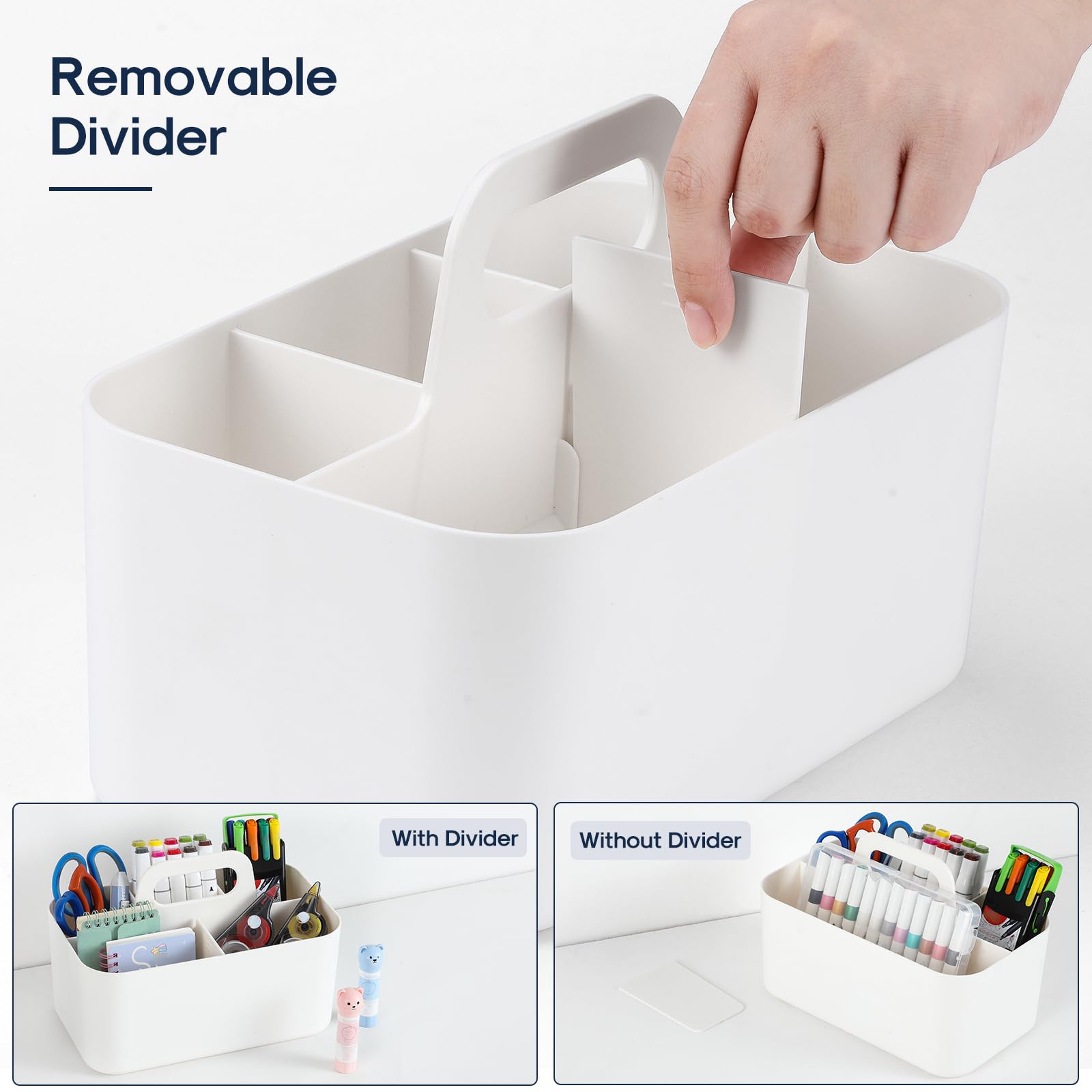 Foto 7 pulgar | Cubo De Plástico Apilable Multiusos Caddy Organizer Aozita - Venta Internacional.