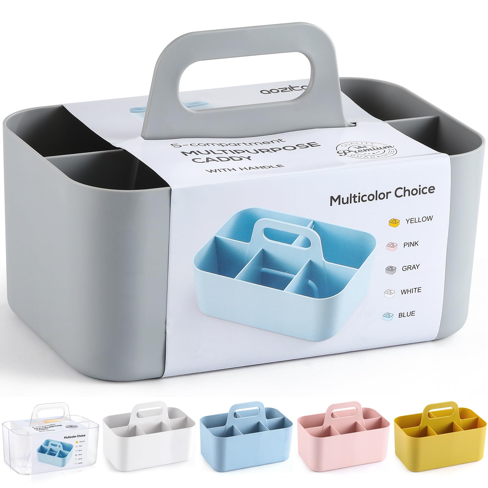 Cubo De Plástico Apilable Multiusos Caddy Organizer Aozita - Venta Internacional. $656