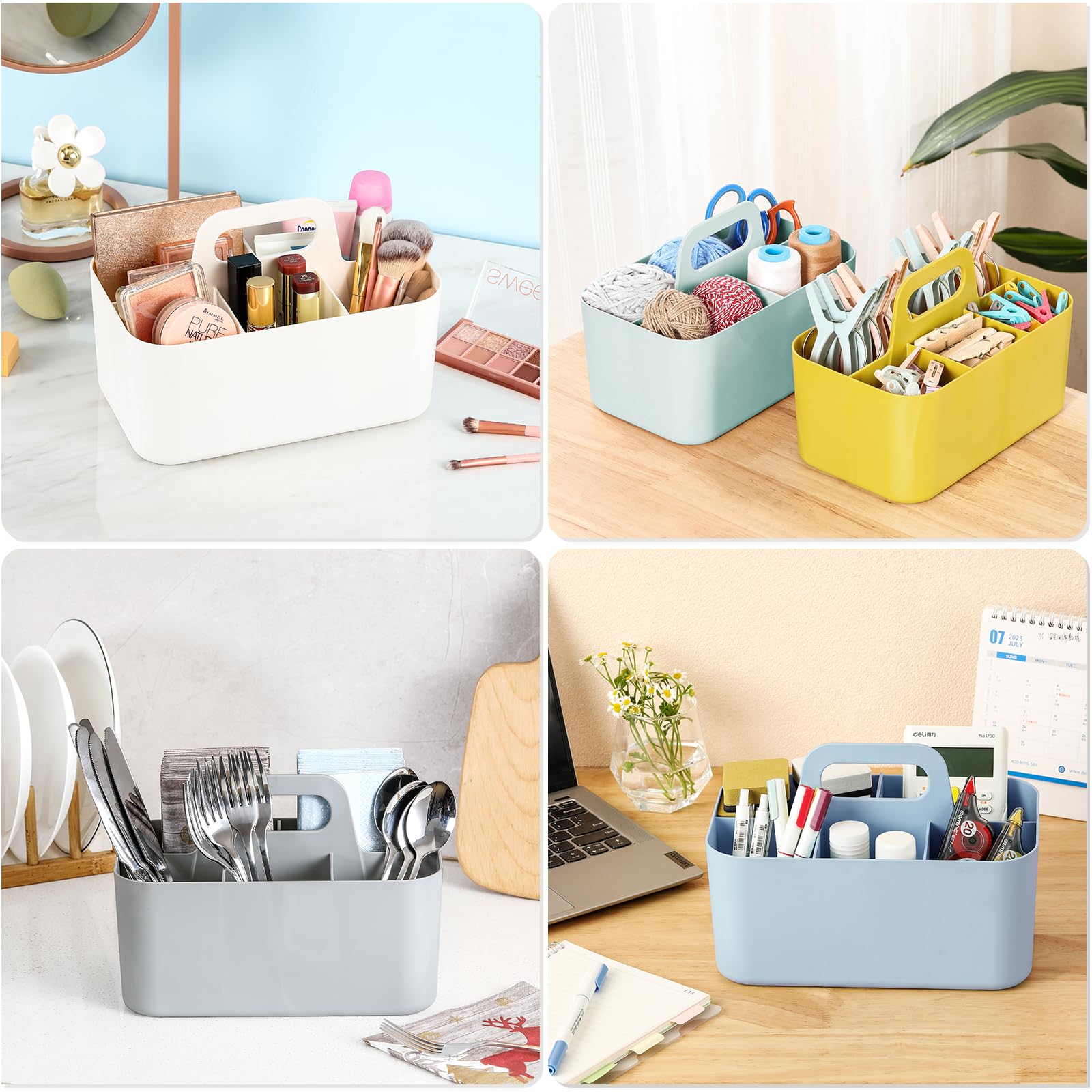 Foto 3 pulgar | Cubo De Plástico Apilable Multiusos Caddy Organizer Aozita - Venta Internacional.