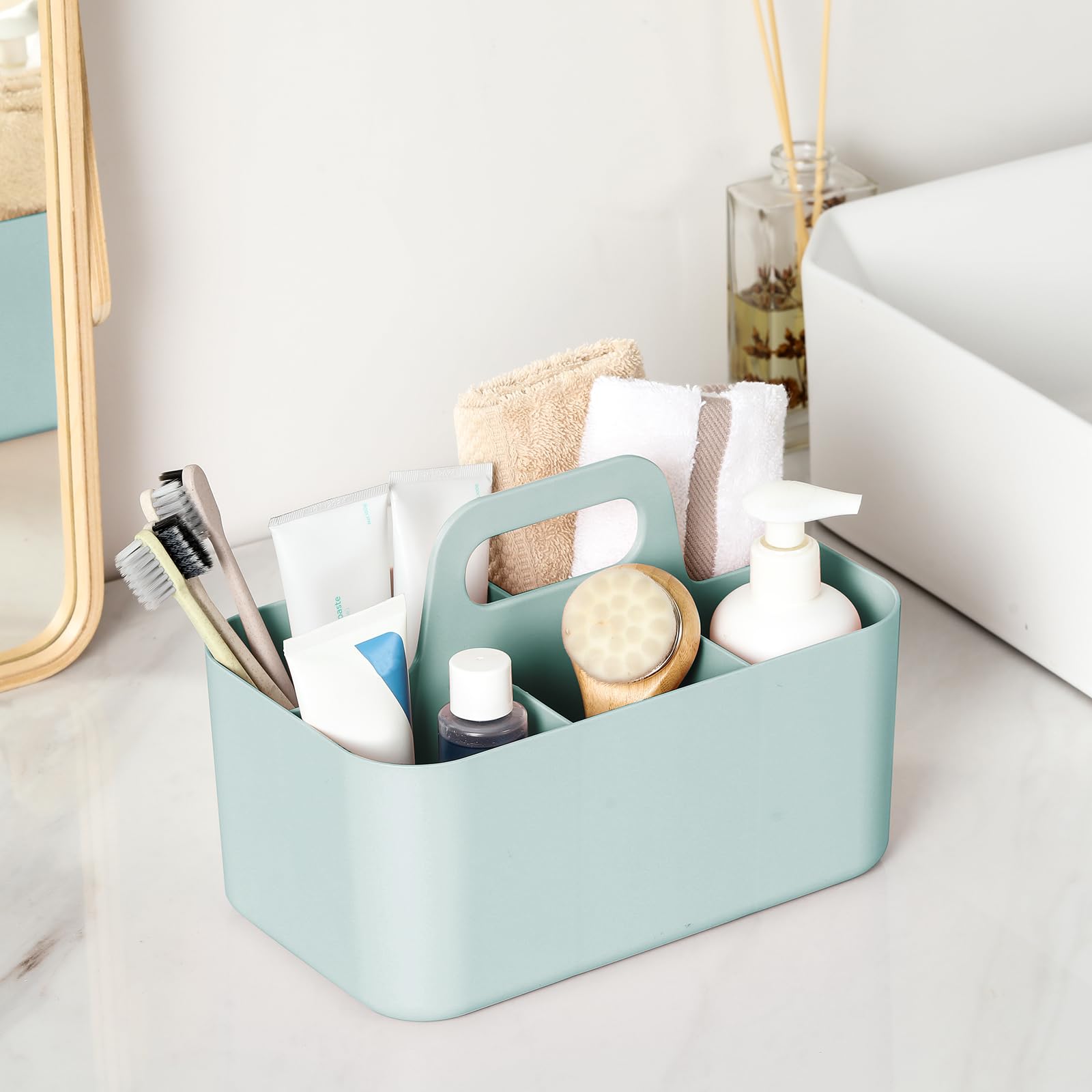 Foto 4 pulgar | Cubo De Plástico Apilable Multiusos Caddy Organizer Aozita - Venta Internacional.