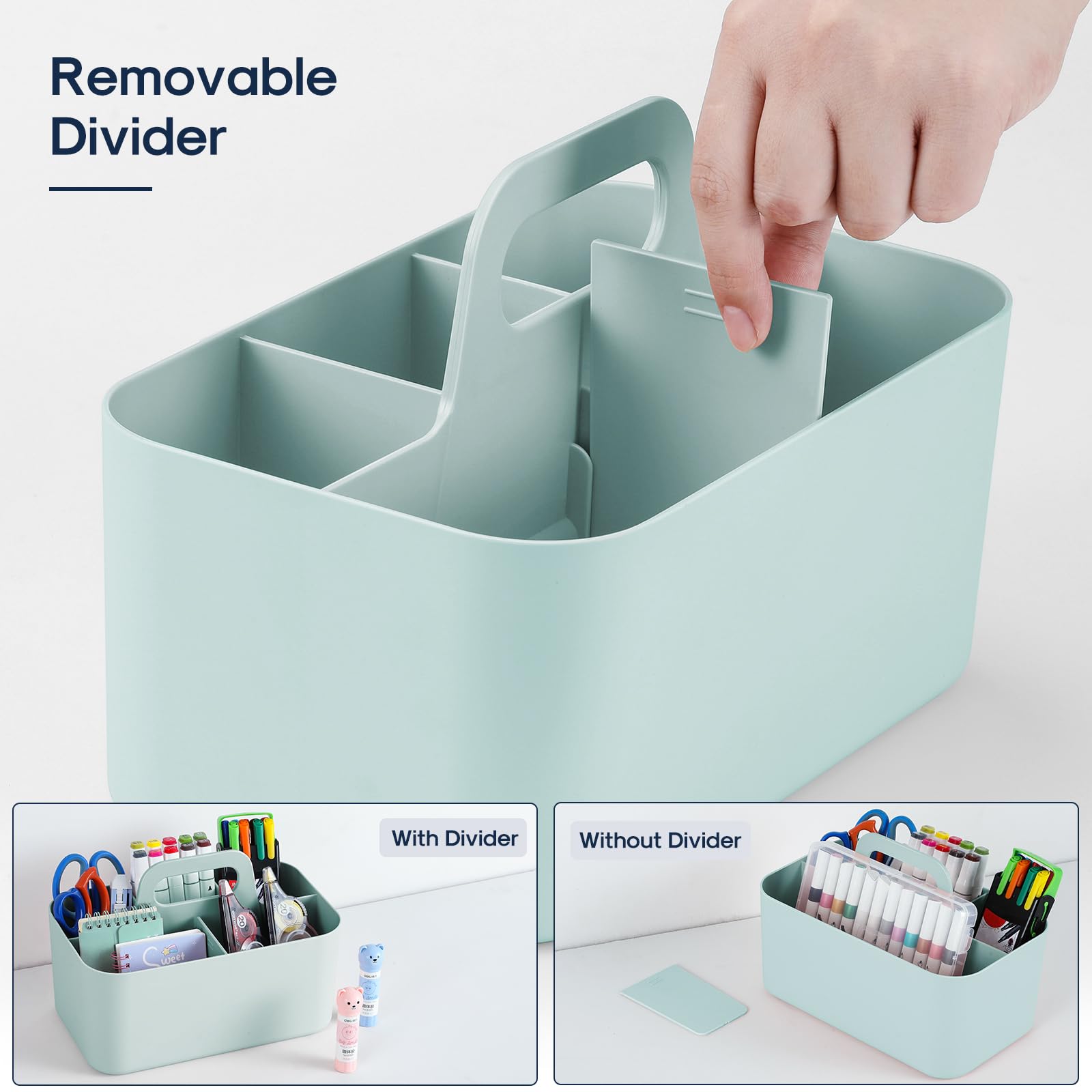 Foto 7 pulgar | Cubo De Plástico Apilable Multiusos Caddy Organizer Aozita - Venta Internacional.