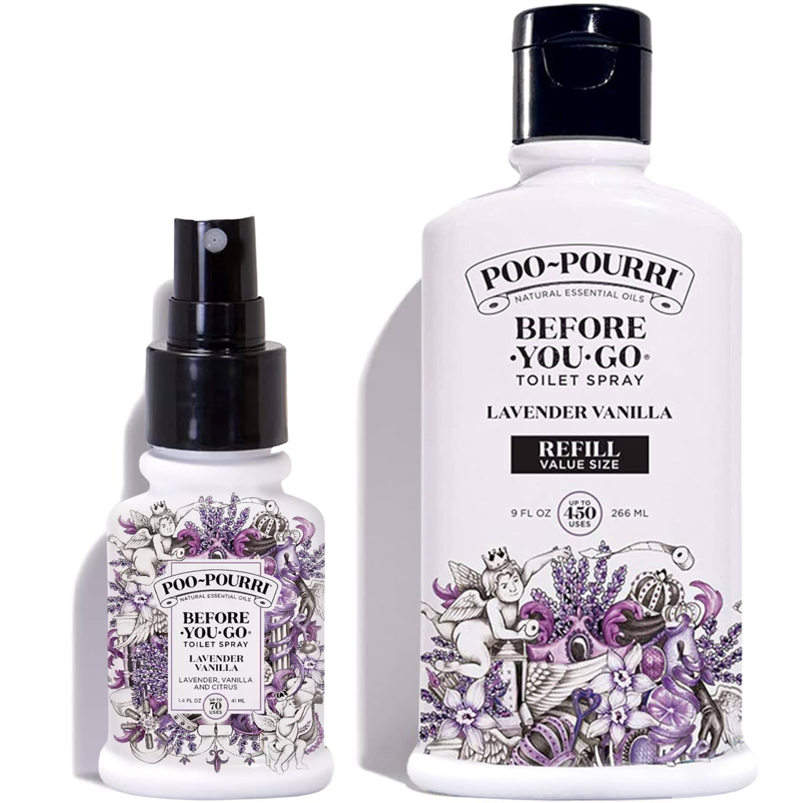 Botella De Recarga Y Botella Recargable Poo-pourri Lavender Vanilla - Venta Internacional. $1,037