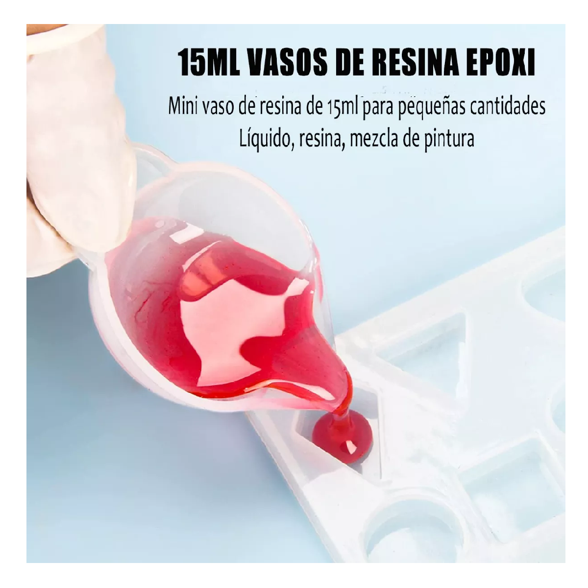 Foto 4 pulgar | Juego de Herramientas de Resina de Silicona 34 Piezas