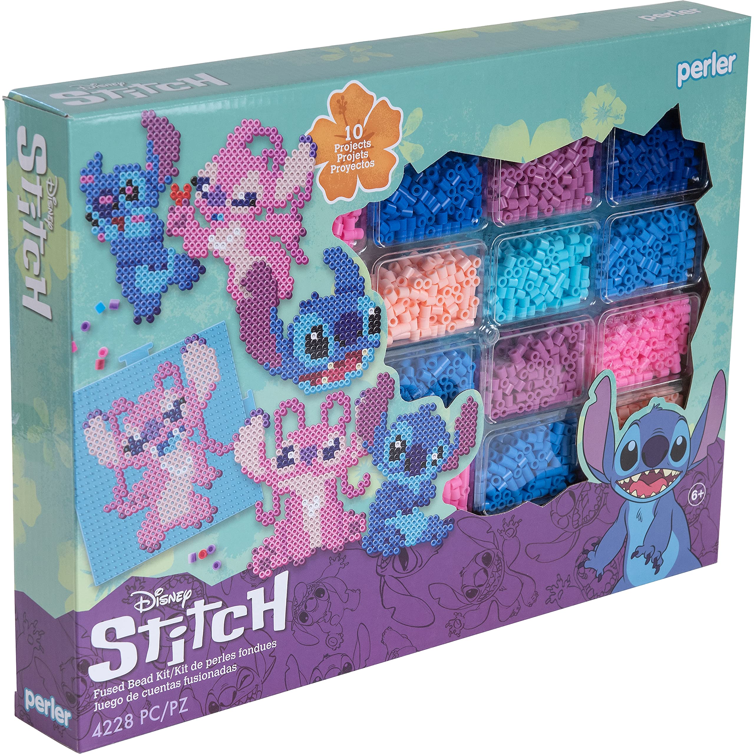Foto 6 pulgar | Kit de Manualidades Perler Disney Stitch 4225 Cuentas E Instrucciones - Venta Internacional
