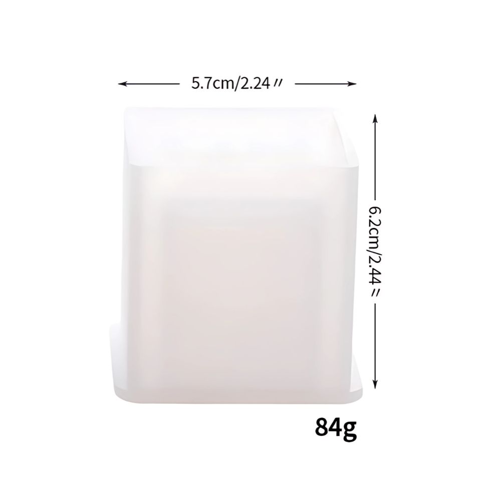 Foto 4 pulgar | Molde De Silicón Para Resina Vaso Cuadrado, Bricolaje, Diy.