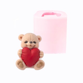 Foto 1 | Molde Para Vela 3d Oso Gran Cerrazón De Silicòn