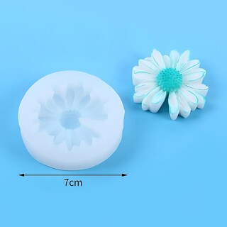 Foto 3 | Molde De Silicón Flor Margarita , Molde Para Vela Flor