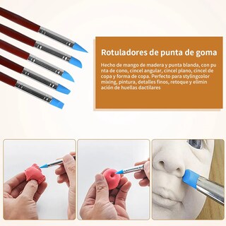 Foto 3 | Herramientas Para Escultura Cerámica,modelar Y Arcilla 38 Piezas Eo Safe Imports Esi-19791 Multicolor