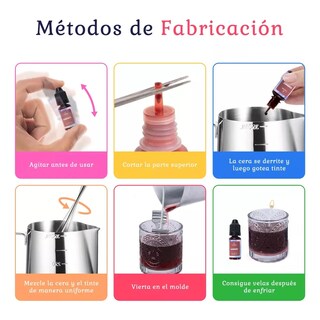 Foto 4 | Set 24 Colorantes Para Velassolubles En Cera Y Aceite Eo Safe Imports Esi-19796 Multicolor