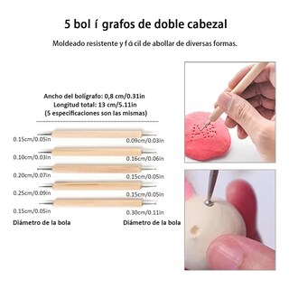 Foto 4 | Herramientas De Modelado De Cerámica Y Arcilla, 42 Piezas Eo Safe Imports Esi-19790 Multicolor