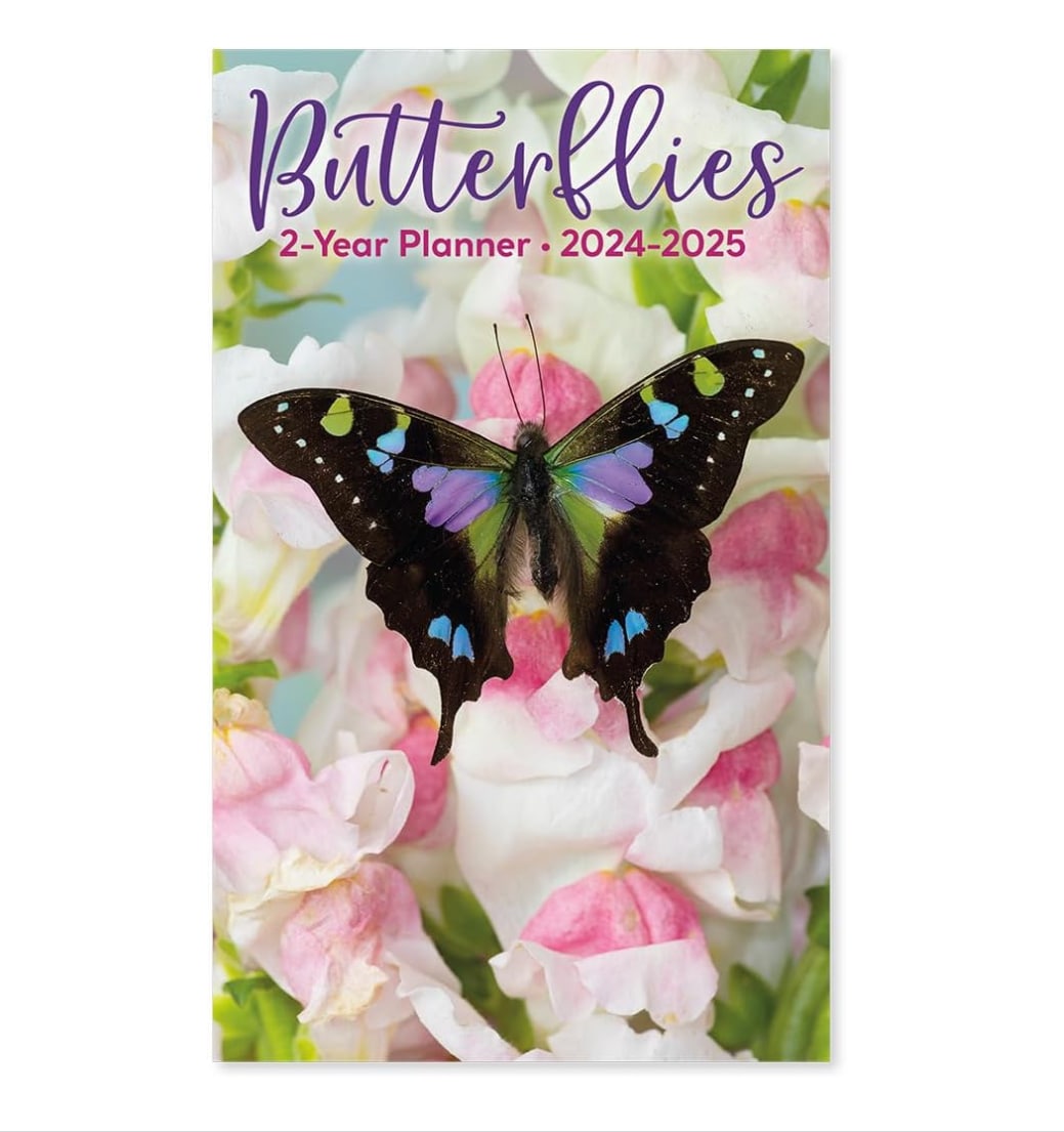 Calendario de Bolsillo Mariposas 2024-2025 $1,160