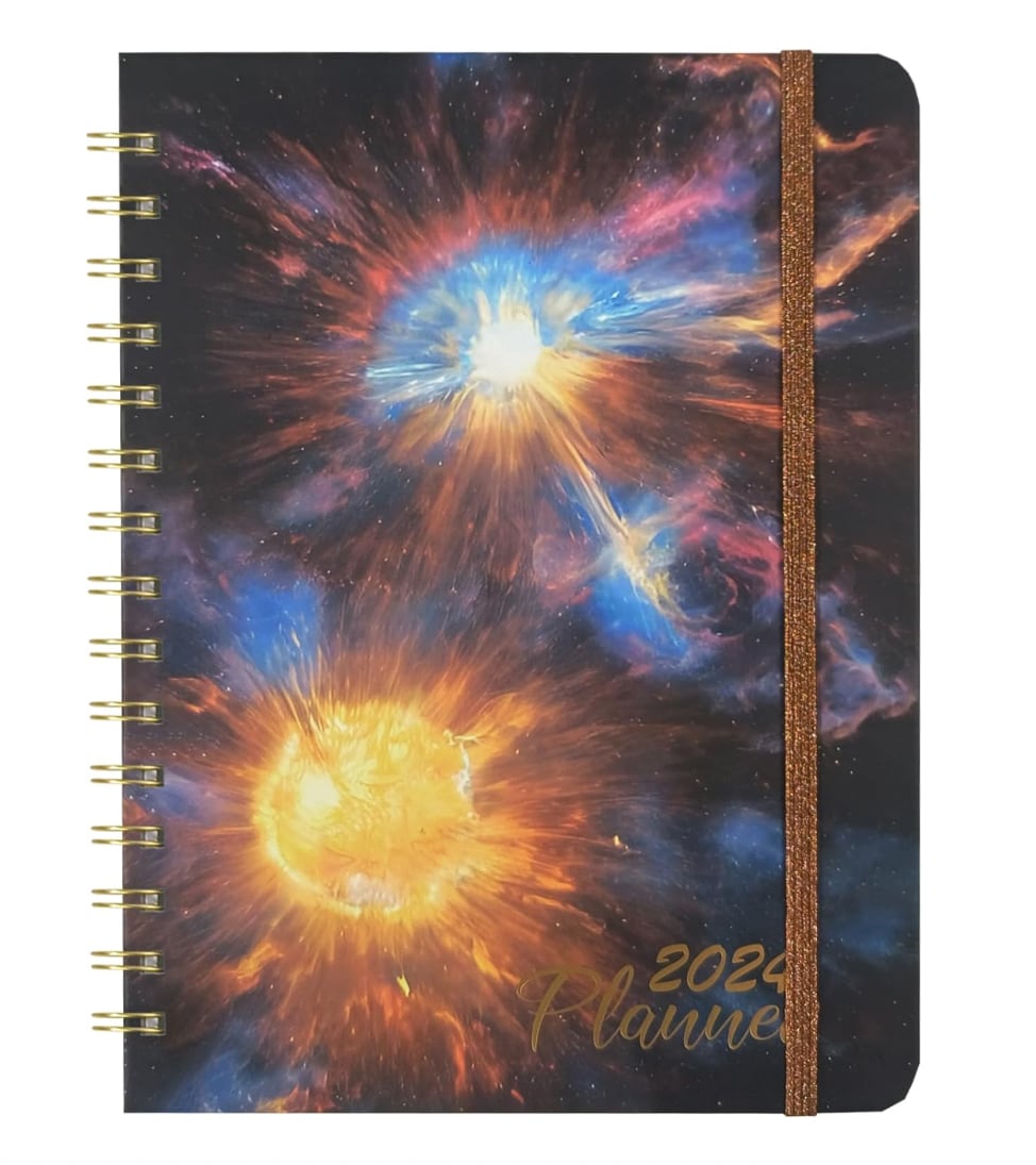 Agenda Escolar 2024 Estilo Galaxia $597