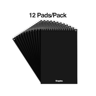 Foto 3 | Bloc De Notas Staples, Cuadernos Estenográficos De Papel Blanco Gregg, Rayados, 6 X 9, Paquete De 12 - Venta Interna