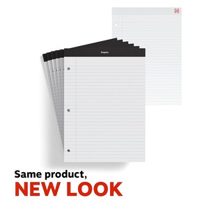 Foto 1 | Bloc De Notas Staples St57350vs De 21,6 Cm X 29,8 Cm De Ancho, Rayado, 100 Hojas - Venta Internacional.