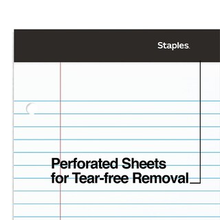 Foto 5 | Bloc De Notas Staples St57350vs De 21,6 Cm X 29,8 Cm De Ancho, Rayado, 100 Hojas - Venta Internacional.
