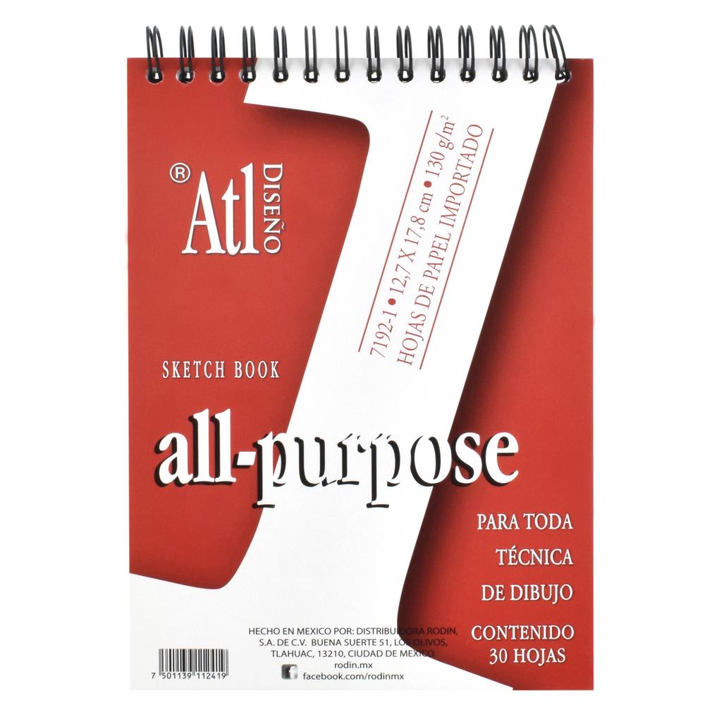 Block Atl All Purpose 1 para Técnica Dibujo 2 Piezas