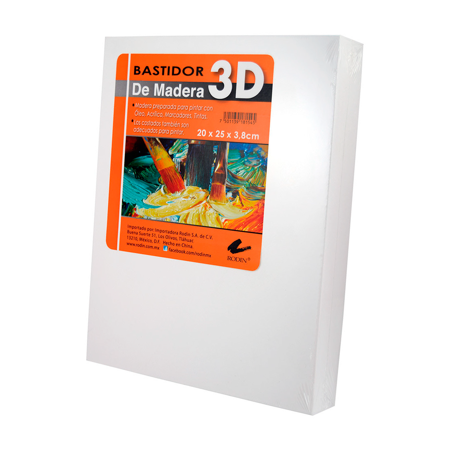 Foto 4 pulgar | Bastidor De Madera 3d 30 X 40 Cm Rodin