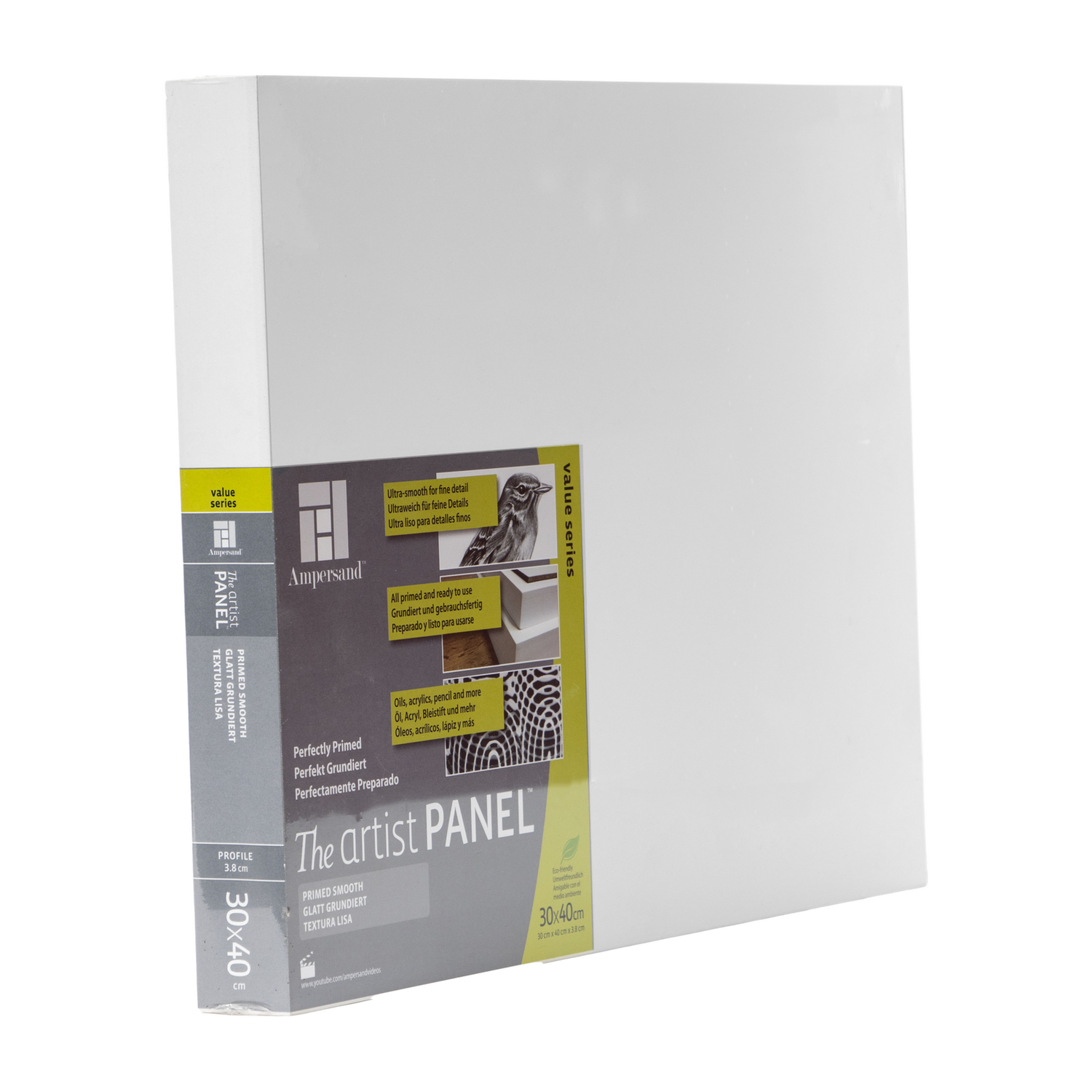 Panel Ap Textura Lisa 3.8cm 30x40cm Ampersand