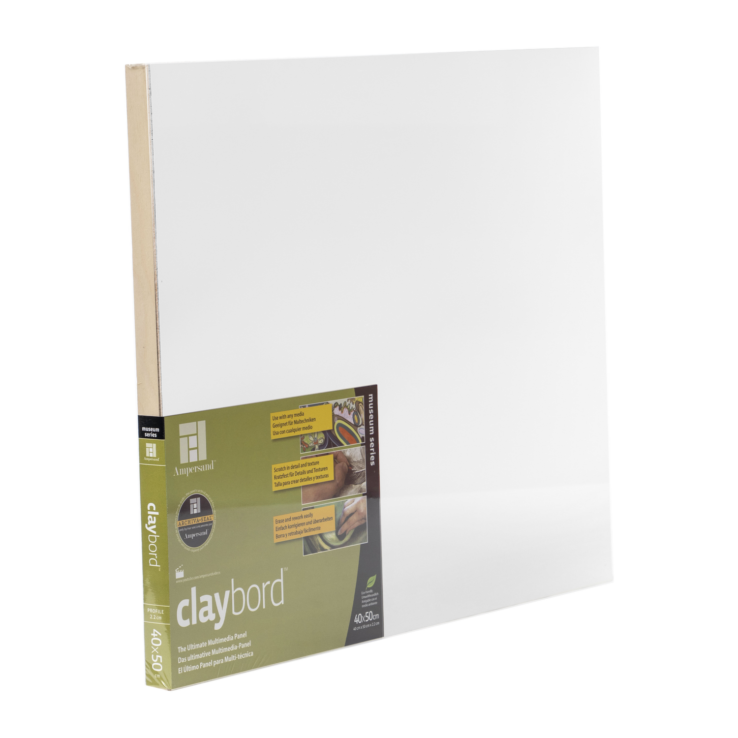 Panel Claybord 2.2cm 40x50cm Ampersand