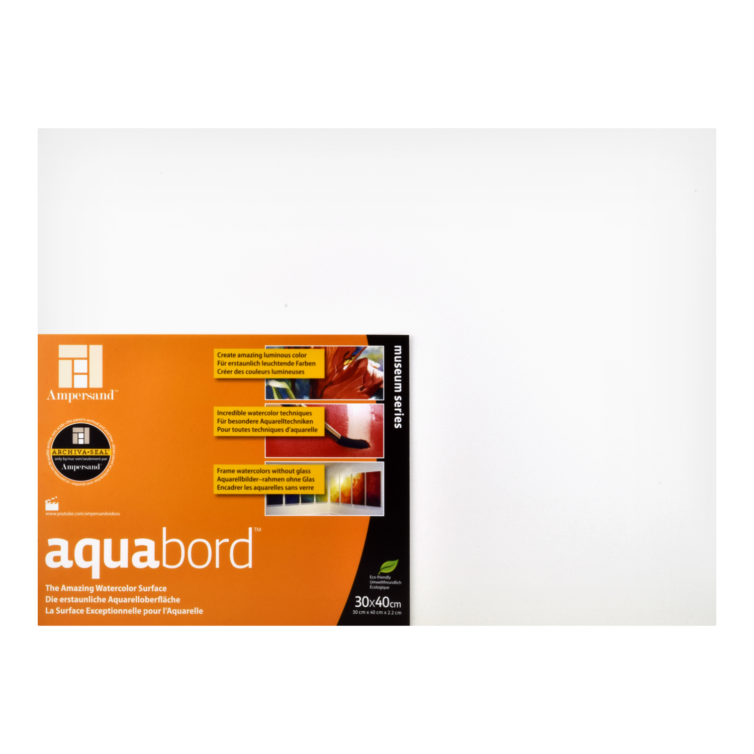Panel Aquabord 2.2cm 30x40cm Ampersand