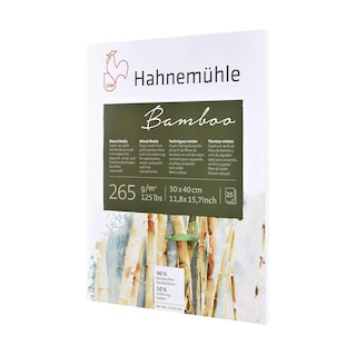Foto 4 | Block Hoja De Bamboo Para Técnica Mixta 30 X 40 Cm Hahnemühle