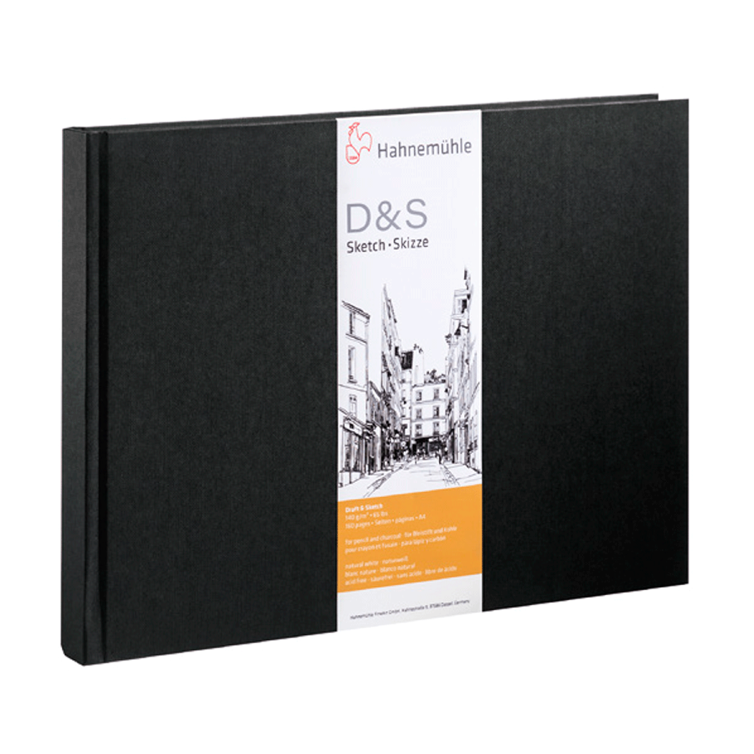 Cuaderno de Bocetos Paisaje Horizontal D&S Hahnemühle A5 160 páginas 140 gr/m2