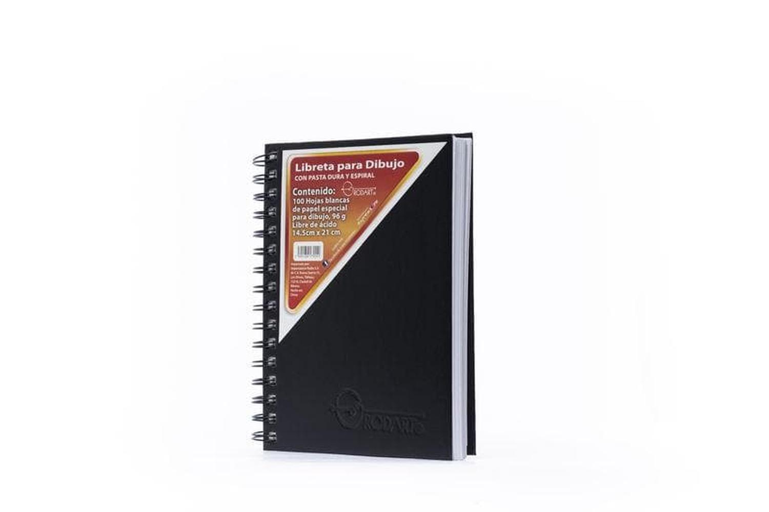 Foto 1 | Libreta Rodart Pasta Dura Espiral 100 Hojas 14.5 x 21 cm