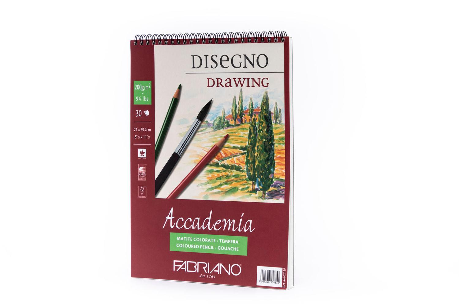 Block de Dibujo Fabriano de 21 X 29.7 cm