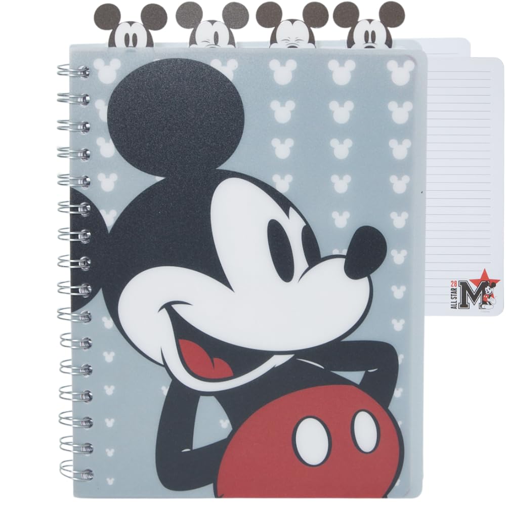Cuaderno Diario con Diseños Innovadores de Mickey Mouse de Disney - Venta Internacional $547