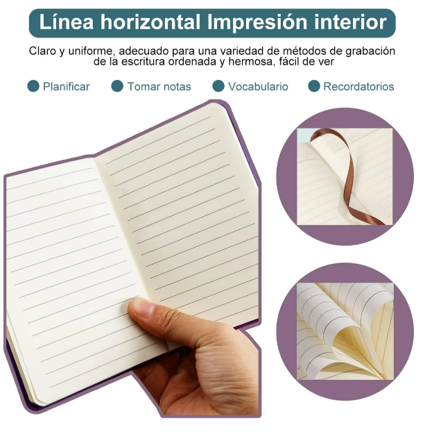 Foto 5 pulgar | Kit 2pcs Libretas Xtellar De Poliuretano Premium Para Escolares Y Profesionales