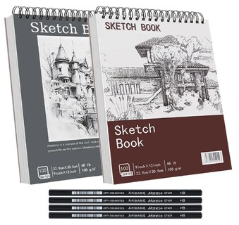 Foto 1 | Xtellar Sketchbook Premium Cuaderno De Dibujo Y Boceto Con 400 Páginas De Papel De Alta Calidad Para Artistas