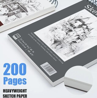 Foto 3 | Xtellar Sketchbook Premium Cuaderno De Dibujo Y Boceto Con 400 Páginas De Papel De Alta Calidad Para Artistas