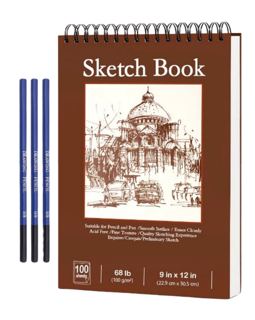 Foto 2 pulgar | Xtellar Cuaderno De Arte Premium Con 200 Páginas – Sketchbook Óptimo Para Boceto Y Dibujo