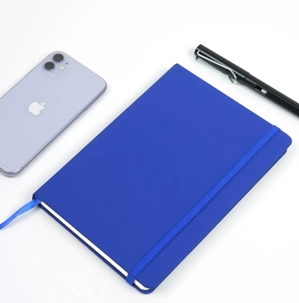 Foto 4 pulgar | Set Elegante De Libreta Xtellar Azul Claro En Poliuretano Y Bolígrafo De Alta Calidad