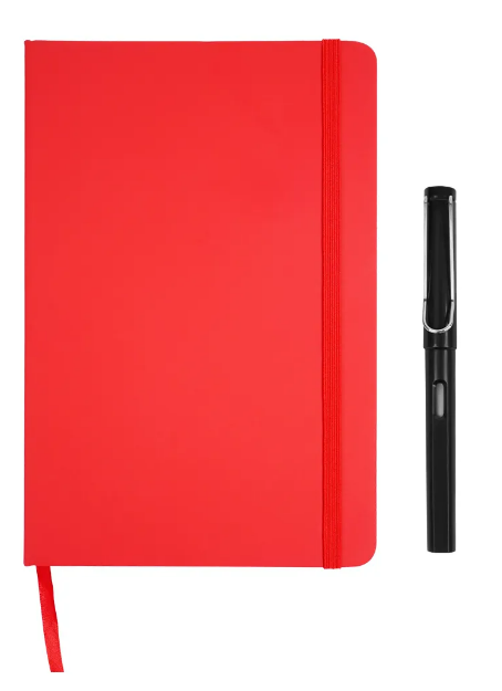 Foto 2 pulgar | Set Elegante De Libreta Xtellar En Poliuretano Y Bolígrafo De Alta Calidad
