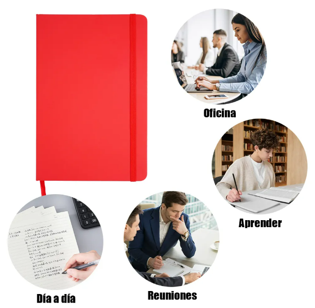 Foto 3 pulgar | Set Elegante De Libreta Xtellar En Poliuretano Y Bolígrafo De Alta Calidad
