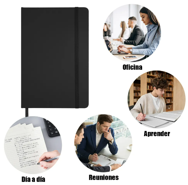 Foto 3 pulgar | Set Elegante De Libreta Xtellar En Poliuretano Y Bolígrafo De Alta Calidad